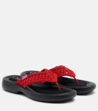 Chloé Poolette crochet thong sandals