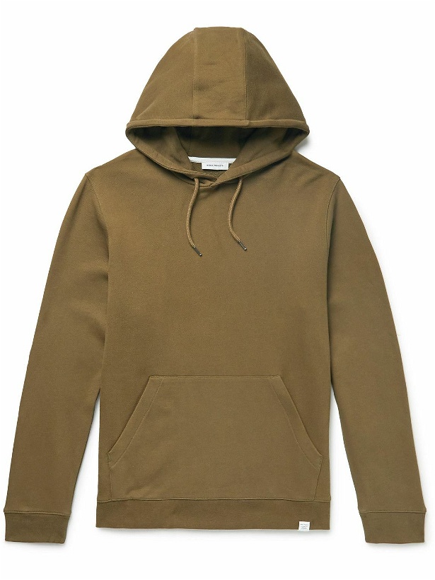 Photo: Norse Projects - Vagn Cotton-Jersey Hoodie - Green