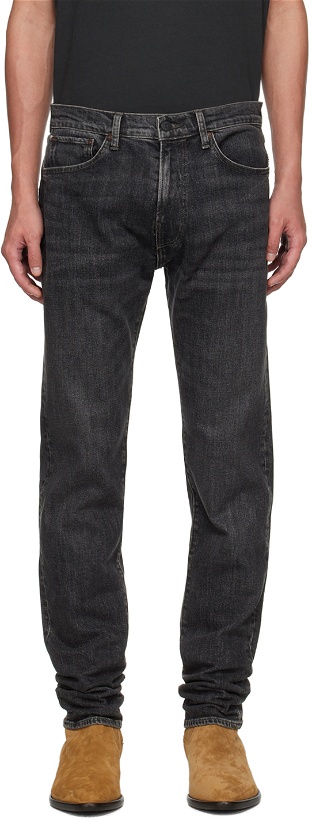 Photo: Re/Done Black 60s Slim Jeans