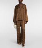 Toteme Monogram silk twill shirt