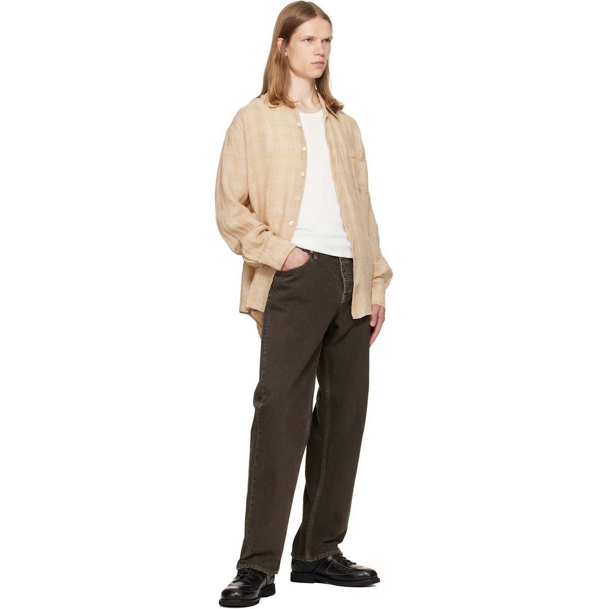Sunflower Brown Loose Jeans