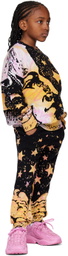 AMIRI Kids Black Tie-Dye Moon Lounge Pants