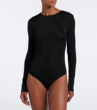 Saint Laurent Open-back jersey bodysuit