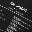 Raf Simons Oversized Tour tee