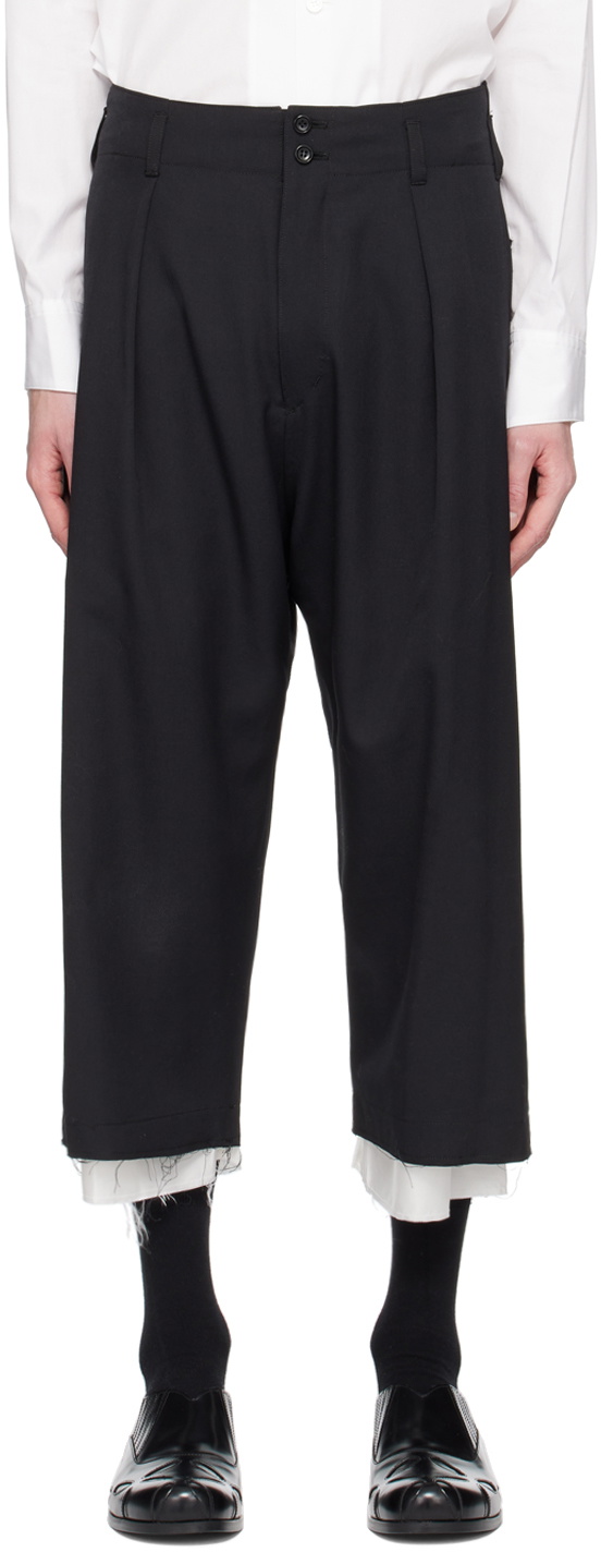 Sulvam Black Classic Trousers