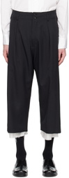 Sulvam Black Classic Trousers