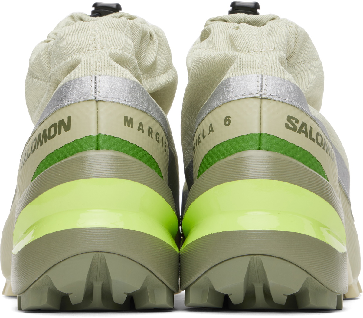 MM6 Maison Margiela Green Salomon Edition Cross Low Sneakers MM6 