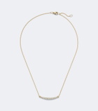 David Yurman Petite Pavé 18kt gold necklace with diamonds