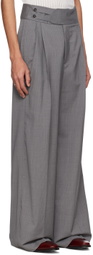 Winnie New York Gray Pinstriped Trousers