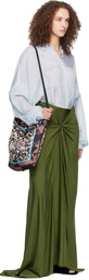 Dries Van Noten Multicolor Small Scarf Tote