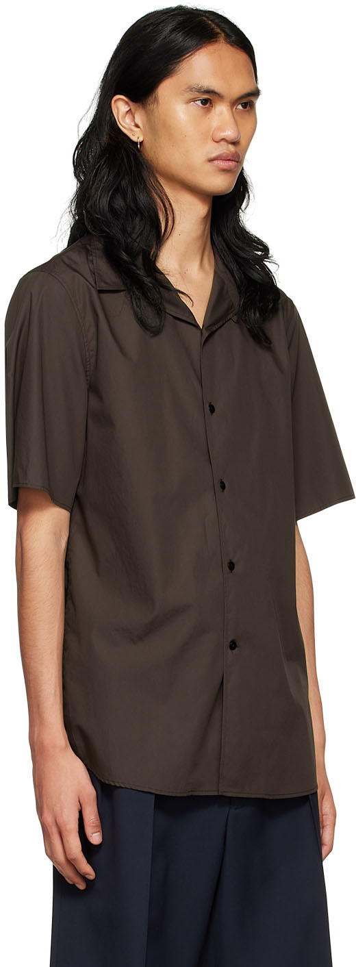The Row Brown Giuseppe Shirt The Row