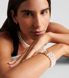 Bucherer Fine Jewellery Grace 18kt gold bracelet with pearls and diamonds