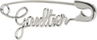 Jean Paul Gaultier 'The Silver-Tone Gaultier Safety Pin' Single Earring