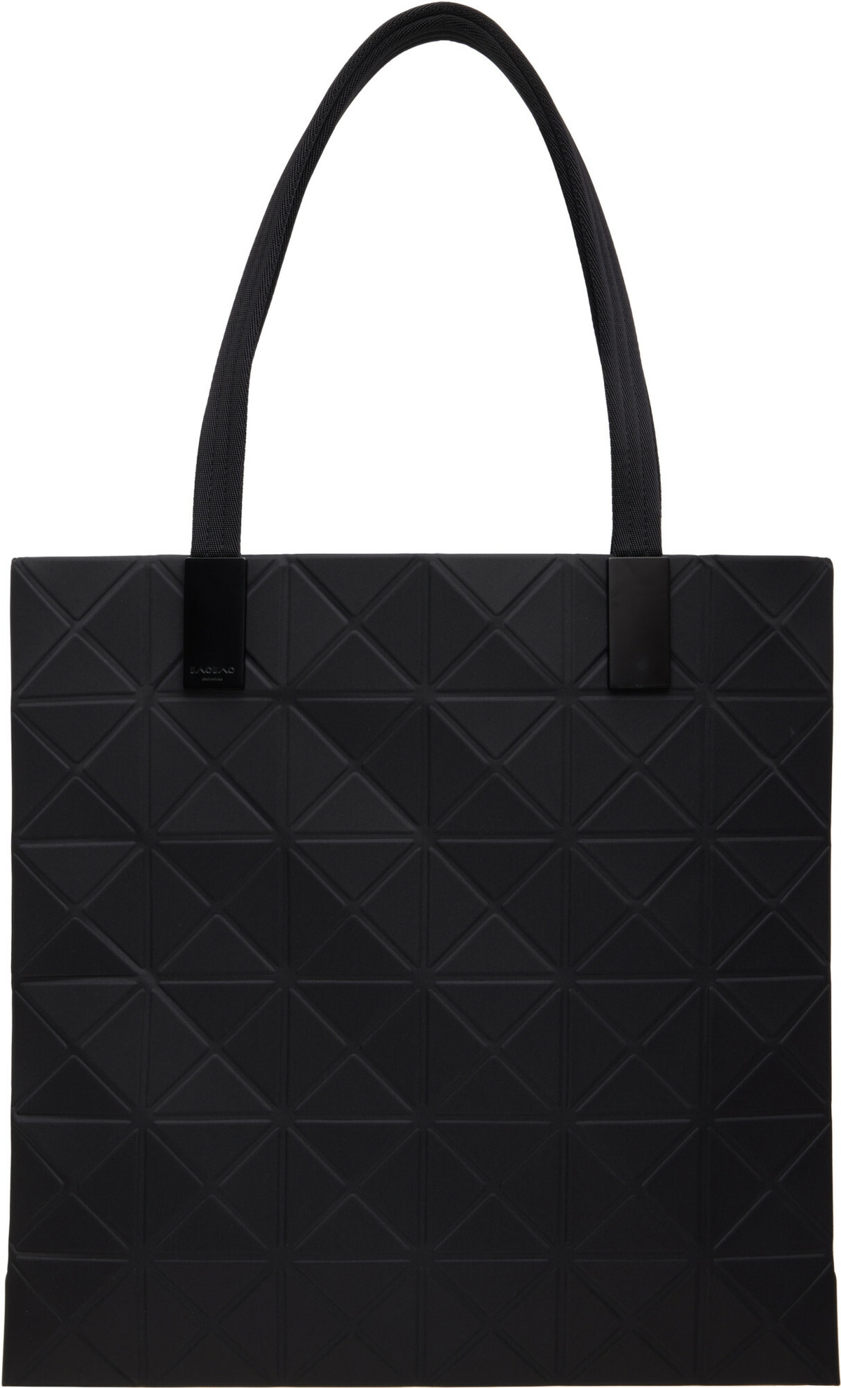 BAO BAO ISSEY MIYAKE Black Track Tote