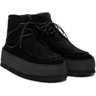 Marsèll Black Parapana Leather Ankle Boots