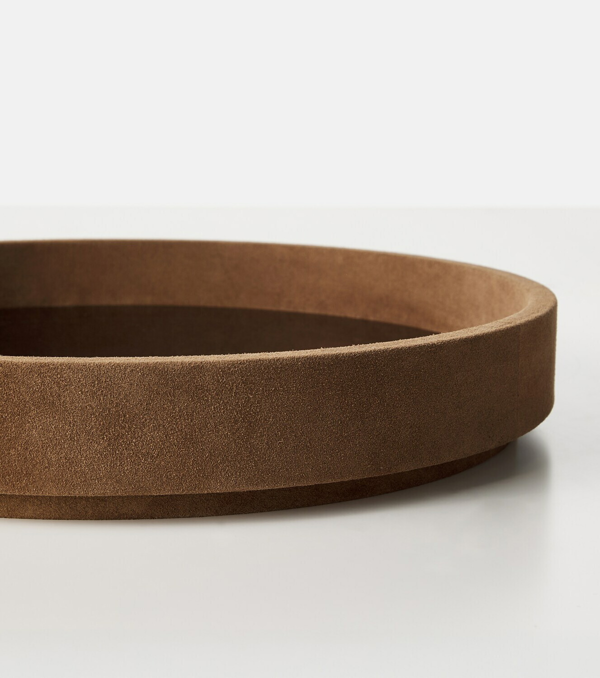 Michaël Verheyden Medium suede-trimmed decorative tray