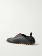Valentino Garavani - Rythmika Derby Leather Sneakers - Black