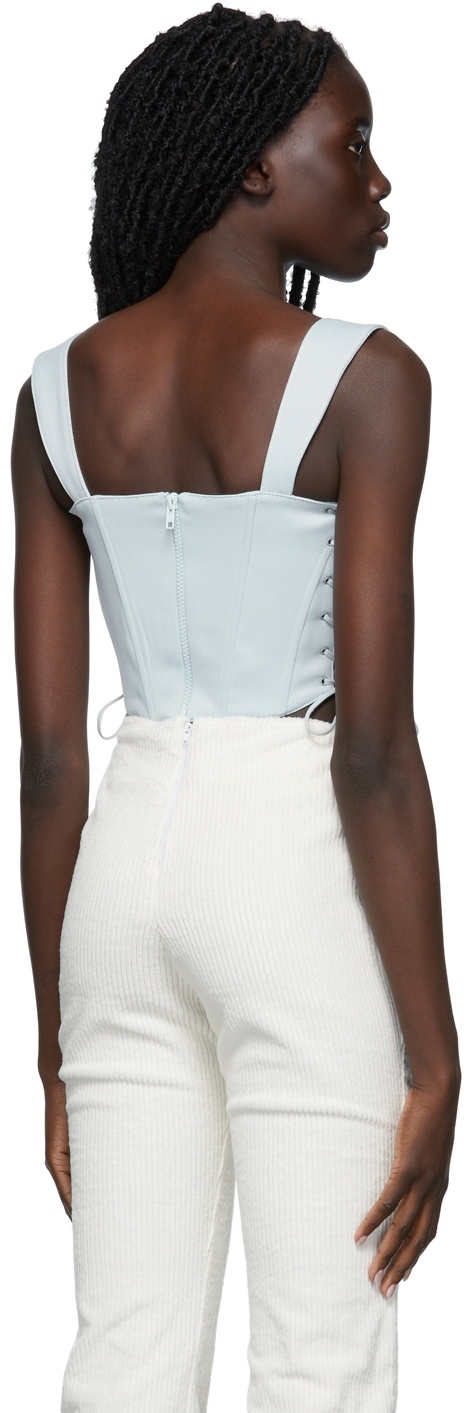 GUIZIO Blue Classic Fitted Corset