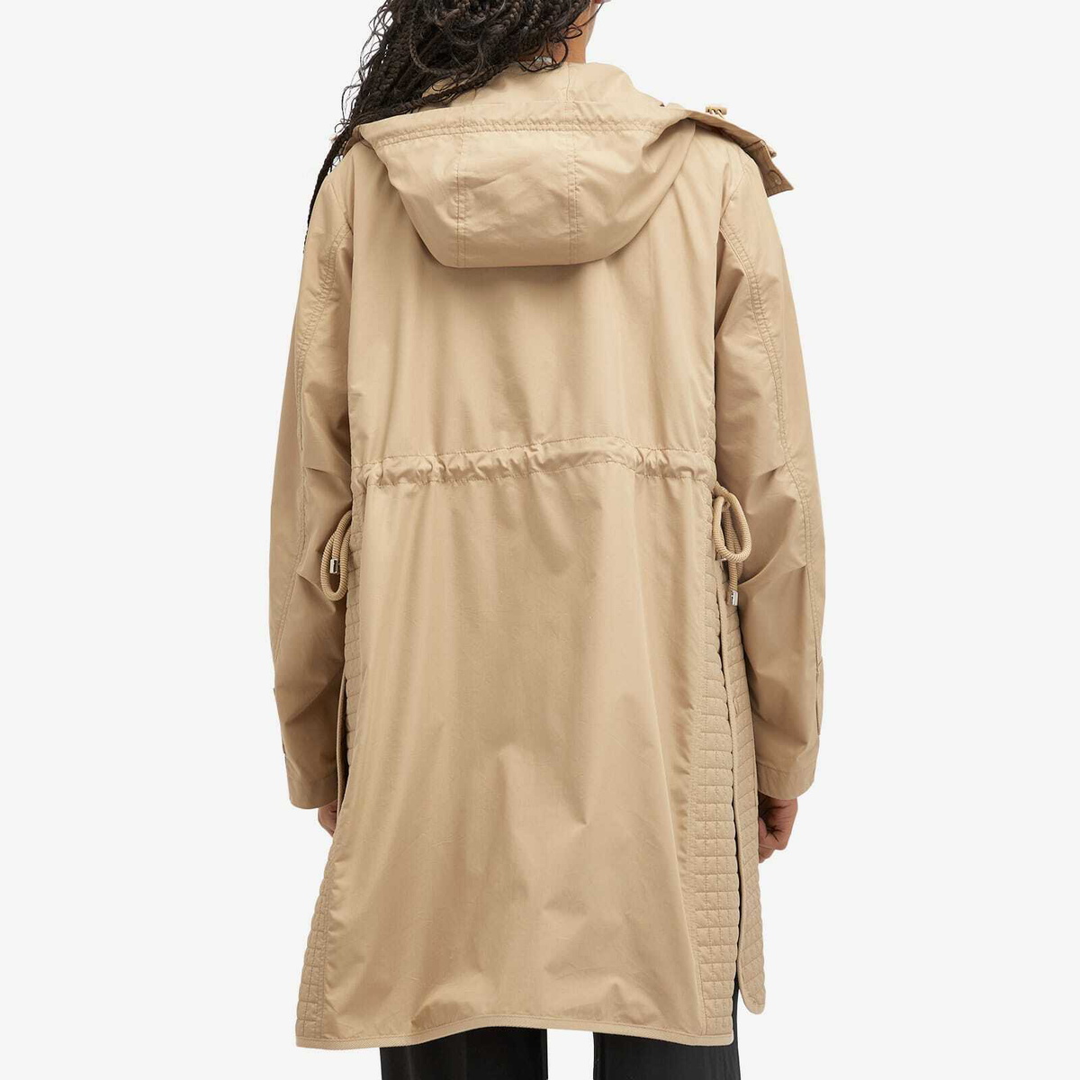 MONCLER☆25SS MEUDON ロング丈 パーカー ジャケット BEIGE Moncler Women's Meudon Long Parka Jacket in Beige Moncler