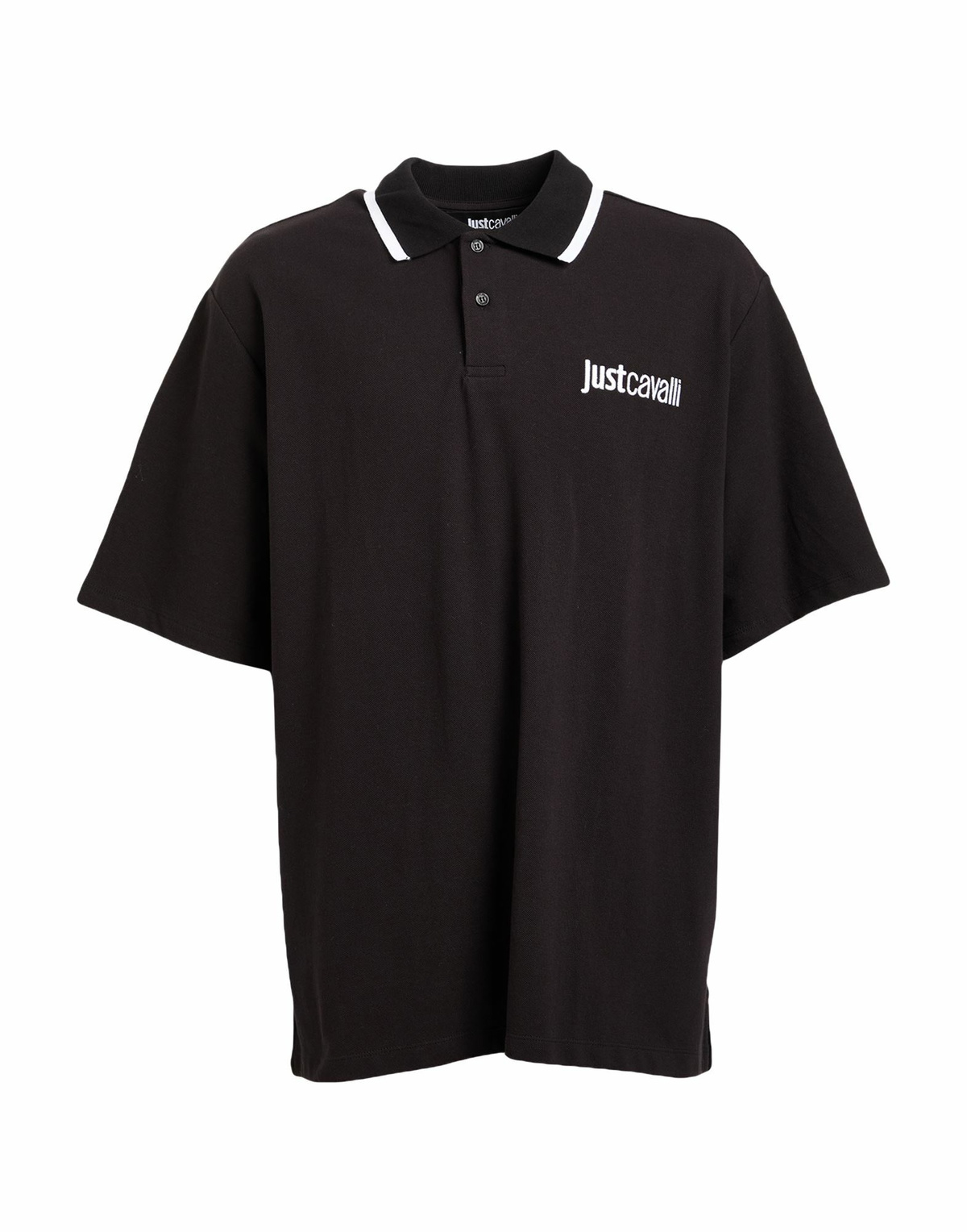 Just Cavalli Mens Polo shirt in Black