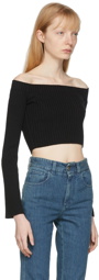 Chloé Black Rib Knit Sweater