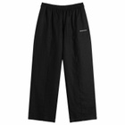 MKI Men's Linen Wide Leg Pants in Black