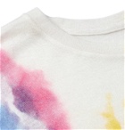 The Elder Statesman - Tie-Dyed Cashmere and Silk-Blend T-Shirt - Multi
