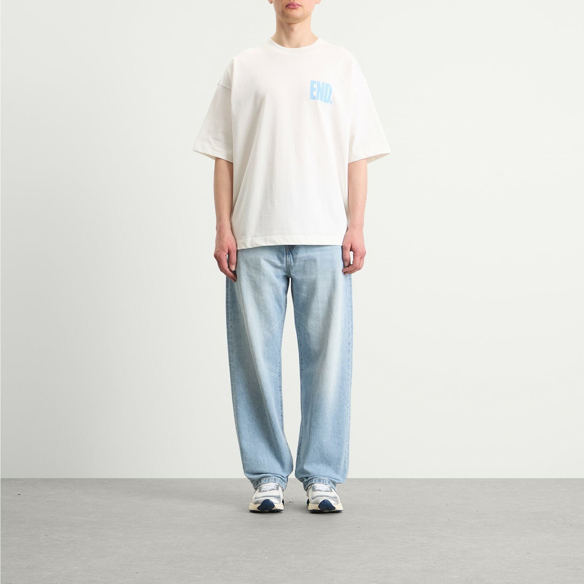 END. Milano Creed T-Shirt in Ecru