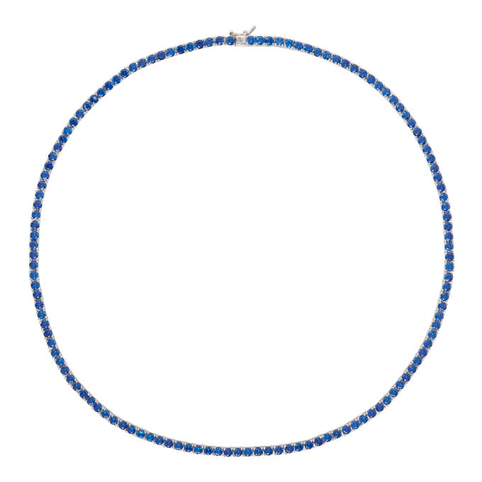 Hatton Labs SSENSE Exclusive Blue Tennis Chain Necklace