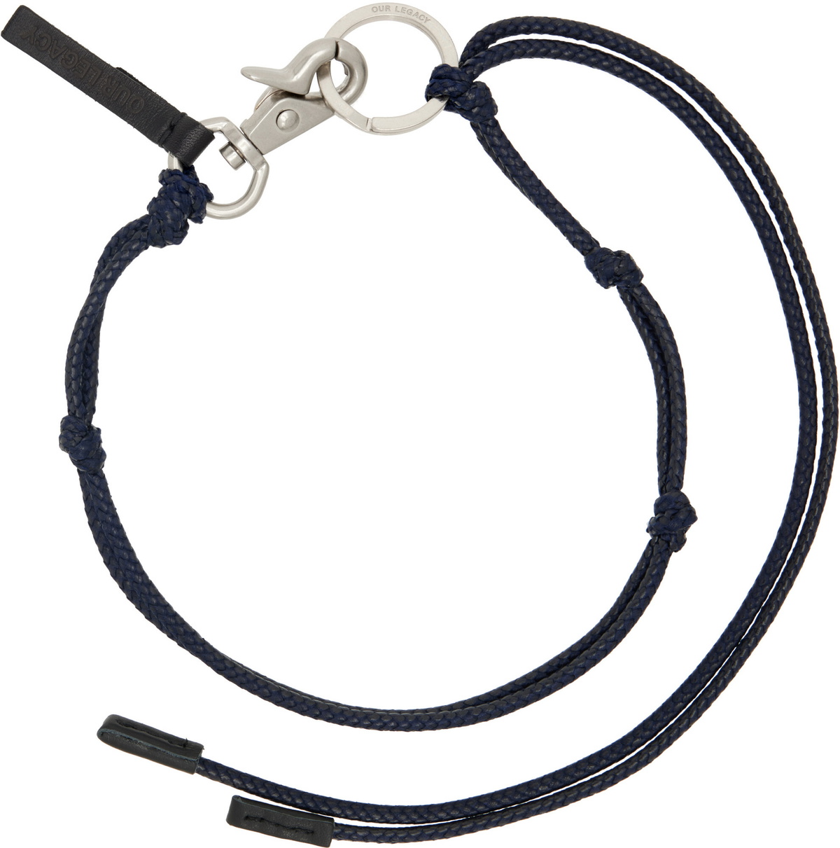 OUR LEGACY ブラック ヘアオンハイド 3cm チョーカー Our Legacy Black 3 CM Hair Hide Choker Our Legacy