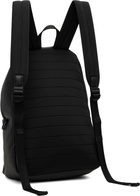 Hugo Black Faux-Leather Logo Backpack