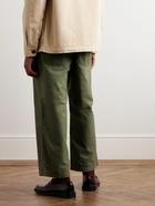 Beams Plus - Wide-Leg Cotton Trousers - Green