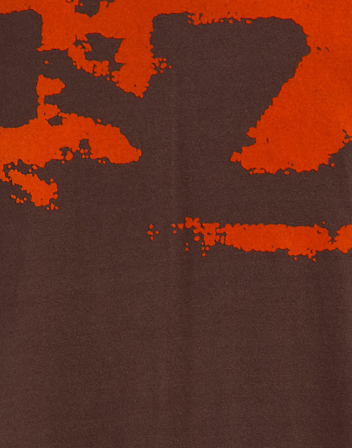 Diesel Mens T-shirt Chocolate in Brown