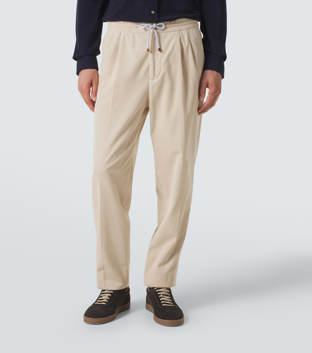 Brunello Cucinelli Cotton tapered pants