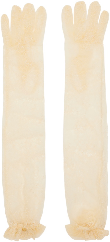 Photo: Valentino Garavani Off-White Lace Gloves