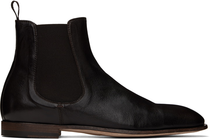 Photo: Officine Creative Brown Solitude 004 Chelsea Boots