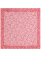Vivienne Westwood Graffiti Logo-monogrammed Silk and Cotton-blend Scarf - Red - One Size