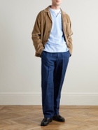 Polo Ralph Lauren - Straight-Leg Linen and Cotton-Blend Trousers - Blue