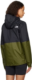 The North Face Khaki & Black Antora Rain Jacket