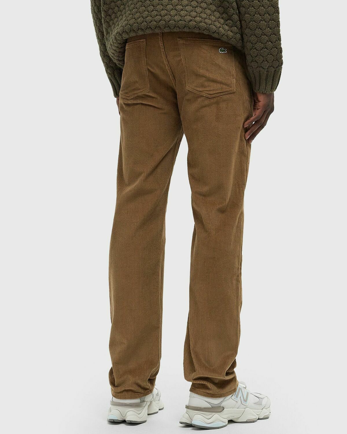 Lacoste PANTALON 5 POCHES Brown Mens Casual Pant