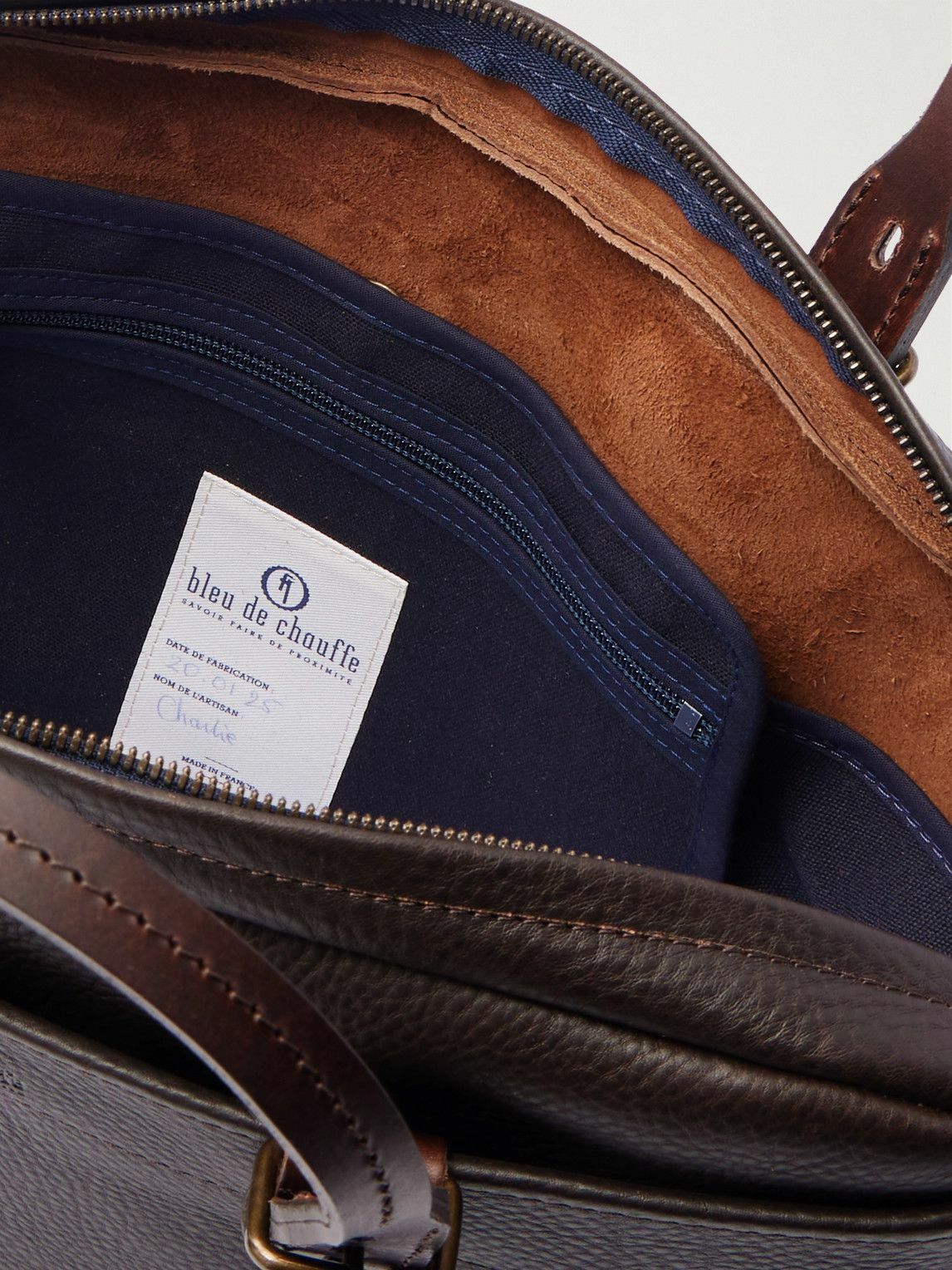 Bleu de Chauffe - Folder Business Full-Grain Leather Briefcase