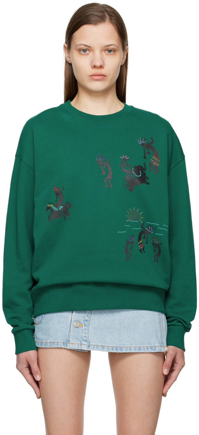 Andersson Bell Green Sun Dance Sweatshirt