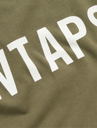 WTAPS - Banner Logo-Print Cotton-Jersey T-Shirt - Green