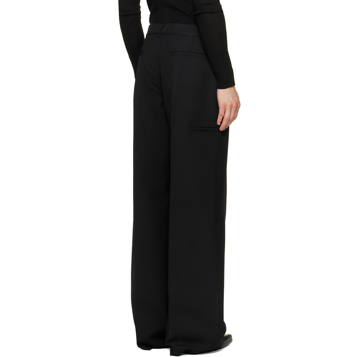 Rick Owens Black Tower Work Trousers