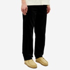 Norse Projects Men's Aros Regular Wide Cord Chino in Black