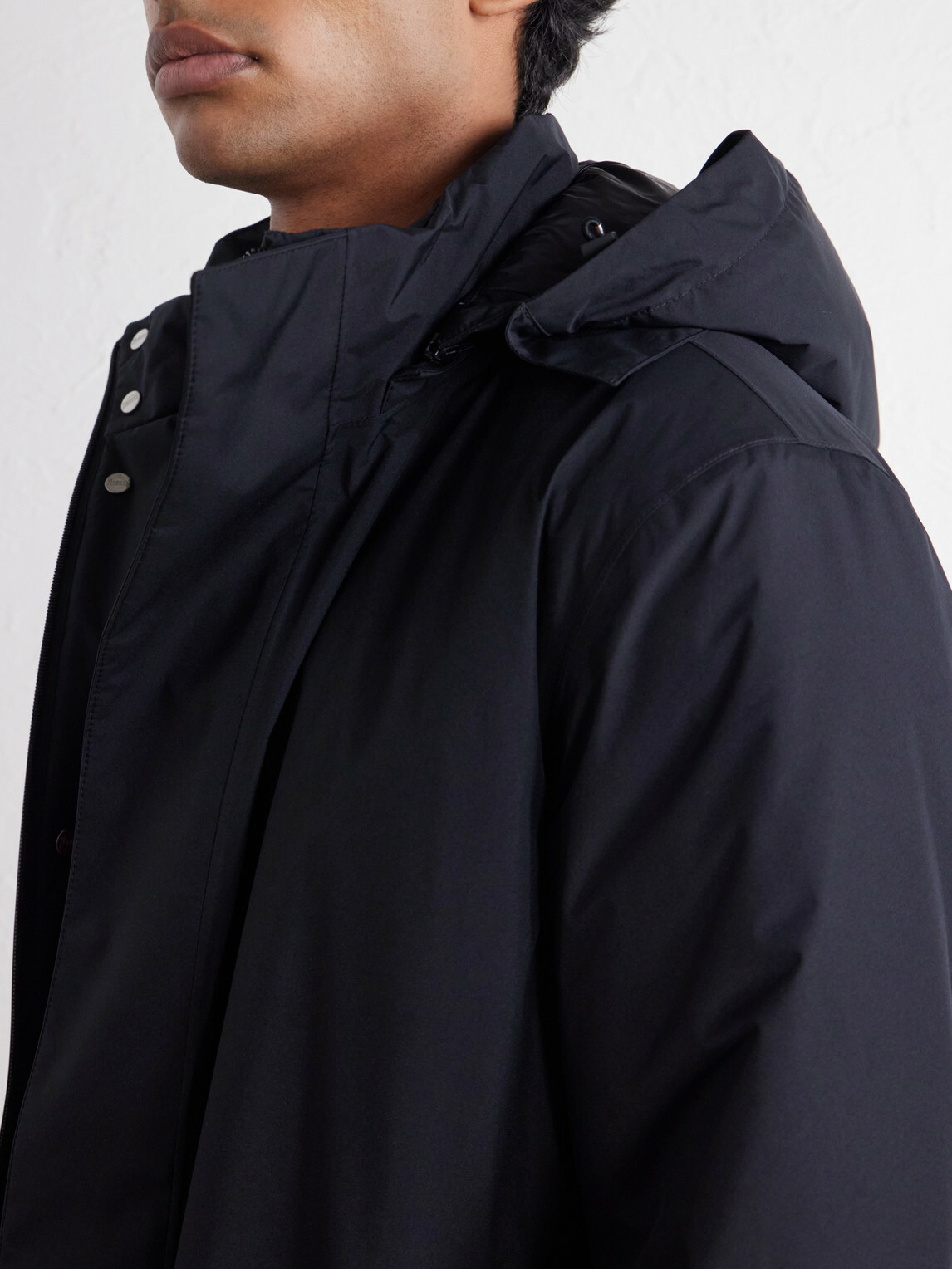 Herno - Shell Hooded Down Parka - Black