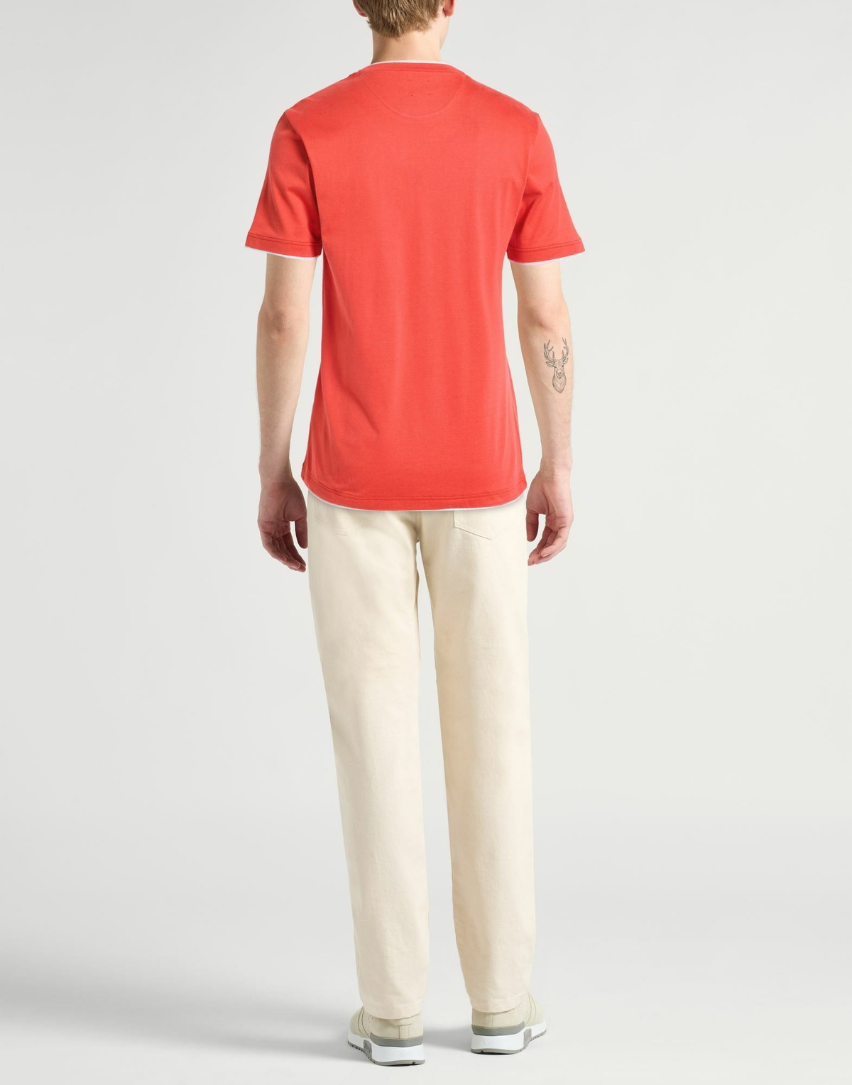 Eleventy Mens T-shirt Rust