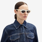 Loewe Eyewear Women's Cat-Eye Sunglasses in Ivory 