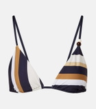 SIR String striped bikini top