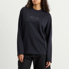 MM6 Maison Margiela Women's x Salomon Perforated Long Sleeve Sweater in Washed Black